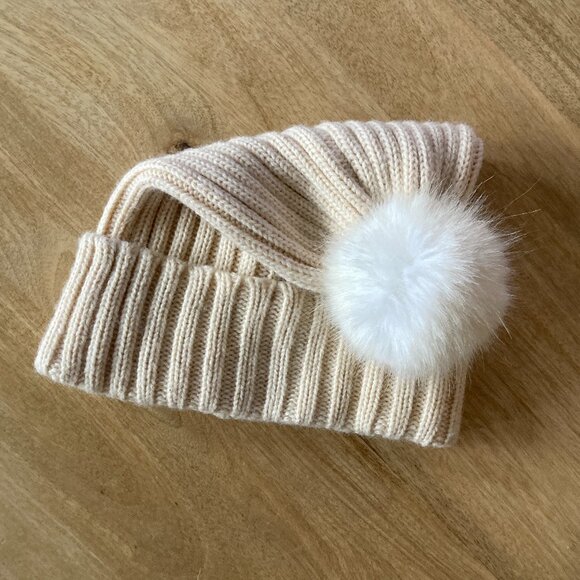 3 FOR $15 Knit Winter Pompom Beanie Ladies Hat Tuque - Picture 4 of 5